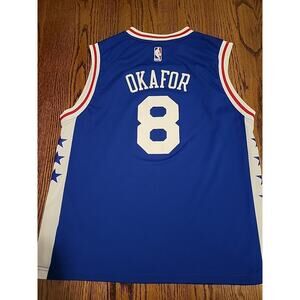 Adidas Jahlil Okafor Philadelphia 76ers Basketball Youth Size L 14-16 Boys